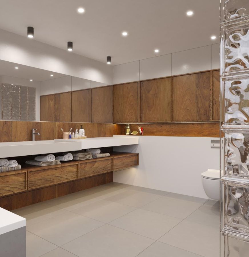 Badkamerkast met ledverlichting