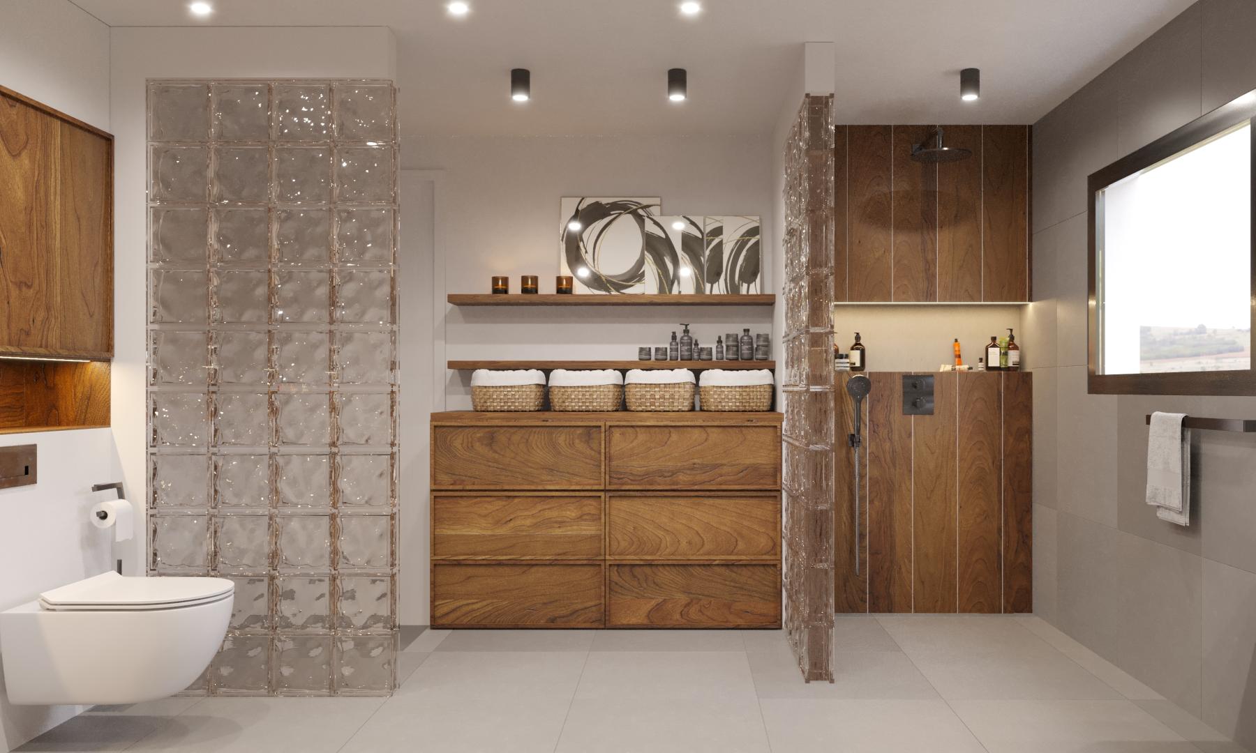 De Transformatie van een WC met Notelaar en Indirecte Verlichting