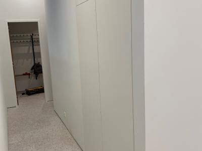 Inbouwkast in fitnessruimte